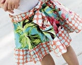 INSTANT DOWNLOAD- Happy Skirt (Sizes 3/6 months to 6) PDF Sewing Pattern and Tutorial