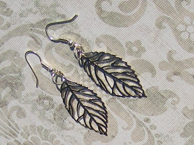 Delicate Silver Leaves
