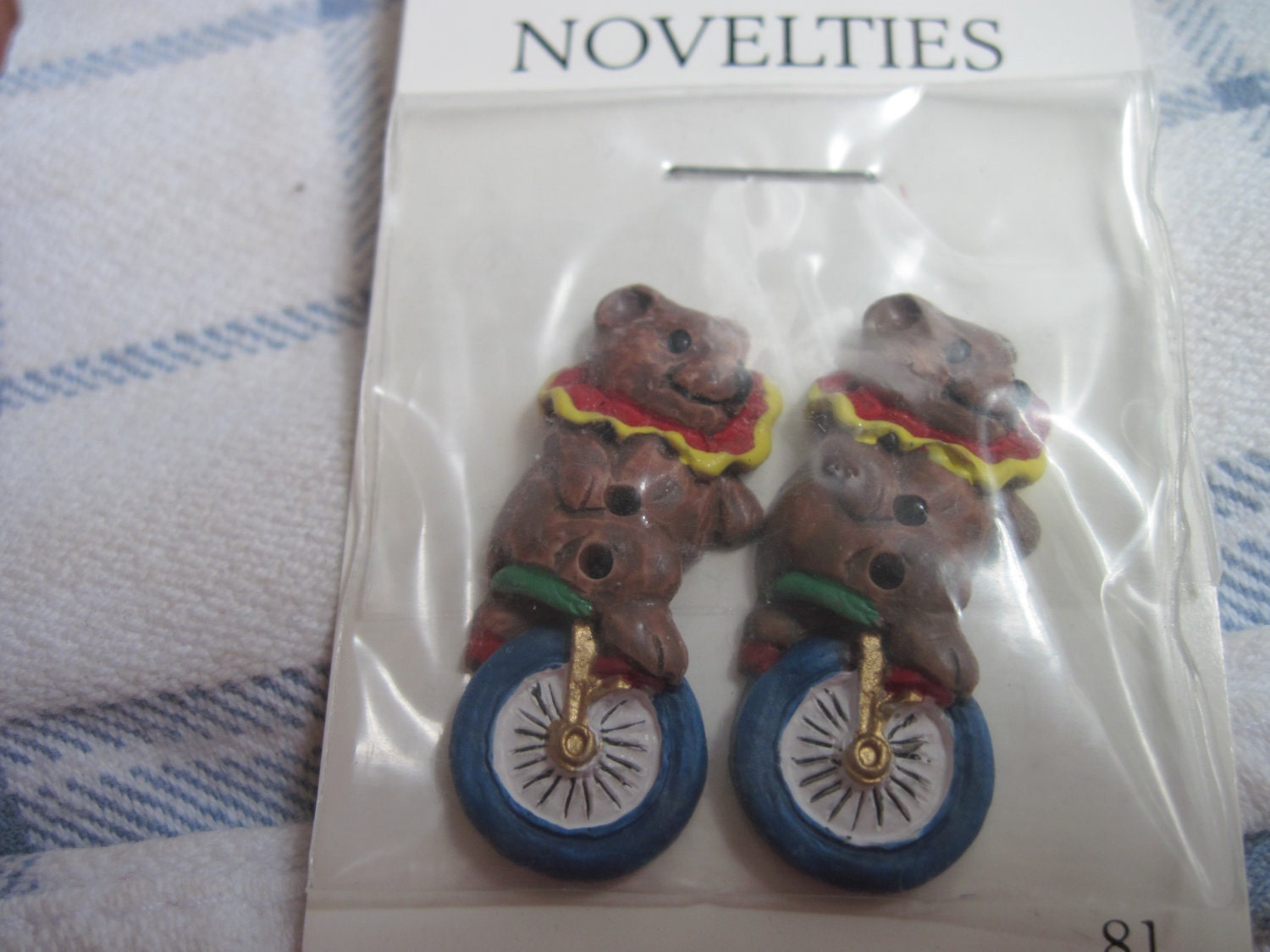 bears riding unicycles