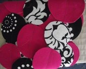 Black, White and Pink Garland