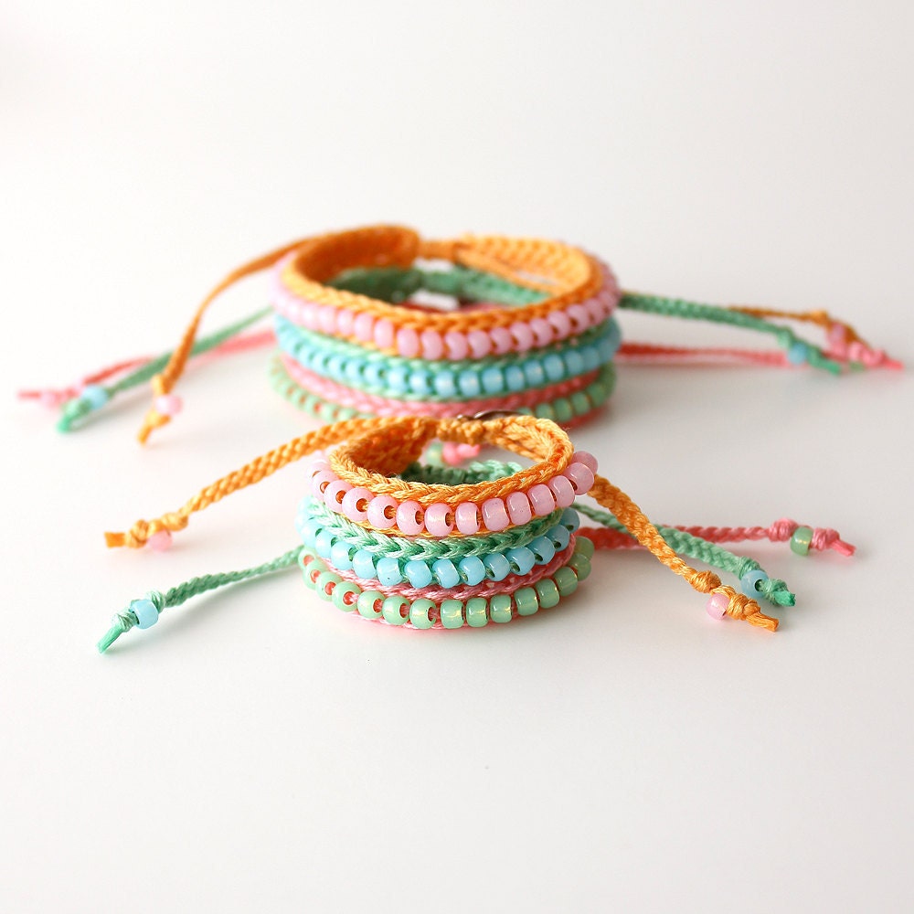 Custom Mommy and Me Bracelet, Mother Daughter, Mother Son, Choose your colors