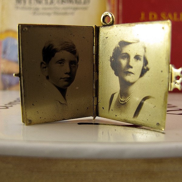 Art Deco Book Locket