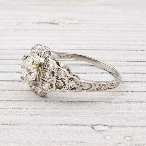 Antique .70 Carat Diamond Engagement Ring