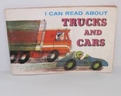 Vintage I Can Read About Trucks And Cars