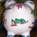 Colorful fish ceramic piggy bank
