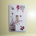 Song bird themed steel single light switch cover