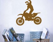 Extreme Motorcross sports game Personalized Name----Removable Graphic Art wall decals stickers home decor