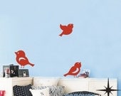 3 Little Birds----Removable Graphic Art wall decals stickers home decor