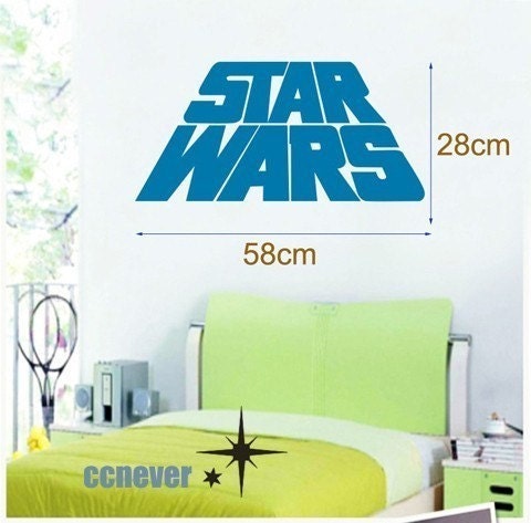 STAR WARS kids nursery----Removable Graphic Art wall decals stickers home decor