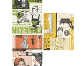 Mid-Century Girl Print SET of 3
