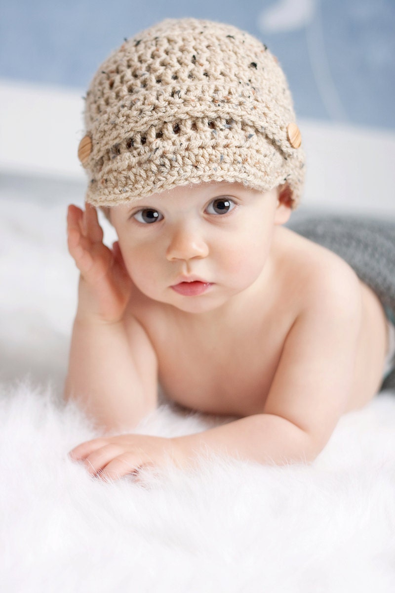 Newborn Baby Girl Infant Newsboy Flower Hat