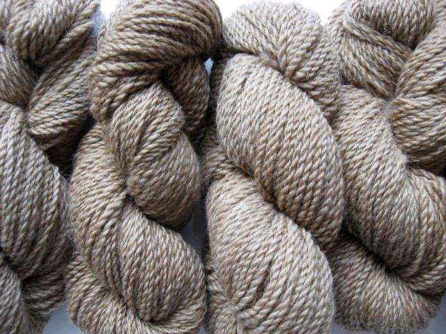 Natural Brown Maine Alpaca Merino Yarn