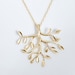 Gold prospective tree 14K gold filled necklace