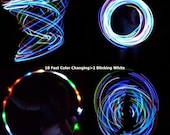 Custom Made-To-Order Rechargeable LED Hula Hoop (20 Super Bright LEDs)