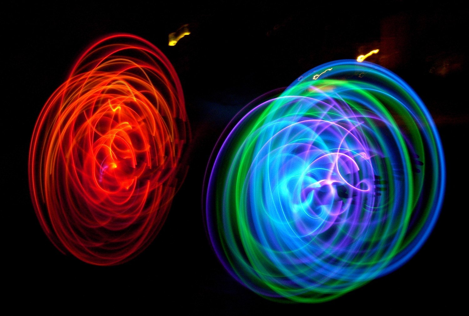 Rechargeable Convertible Rainbow LED Hula Hoop