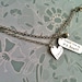 Custom Listing For Natalie...I  Carry You In My Heart....Brass Heart Hand Stamped Bracelet