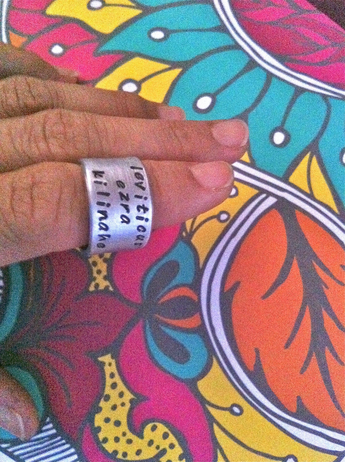 NEW-Brag Ring...Hand Stamped Rings by dc&t