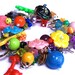 Beaded Charm Bracelet, Multi Colored, Fun, Quirky, UK Seller, Cluster, Bright