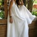 White Cotton Full Swing Bridal Wedding Lingerie Romance Honeymoon Dream Nightgown Sleepwear