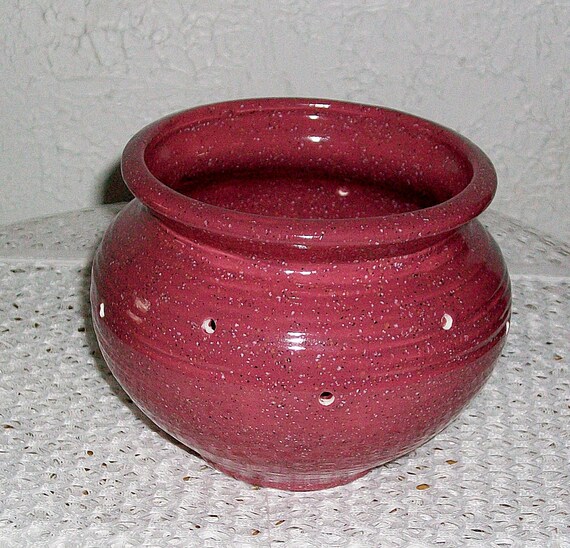 Rasberry Granite Tea Lite Holder