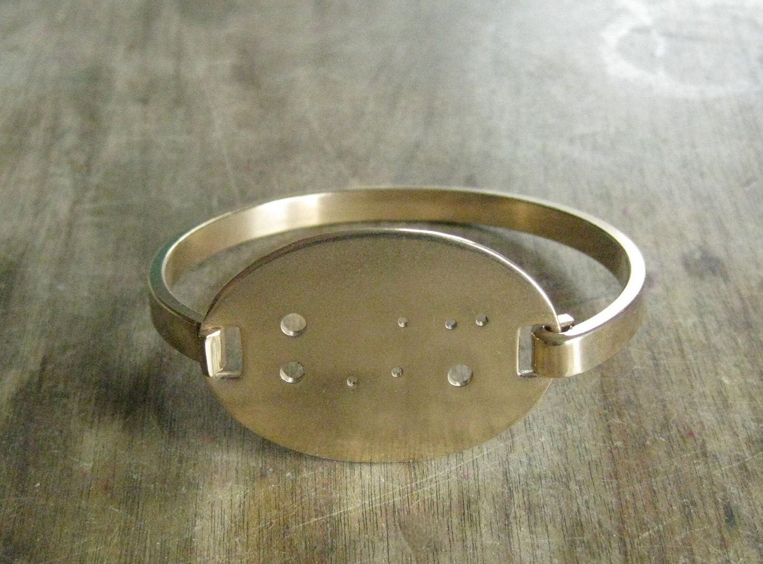 Gemini Brass Constellation Bracelet