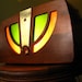 Upcycled Antique Zenith Radio Stained Glass Lamp