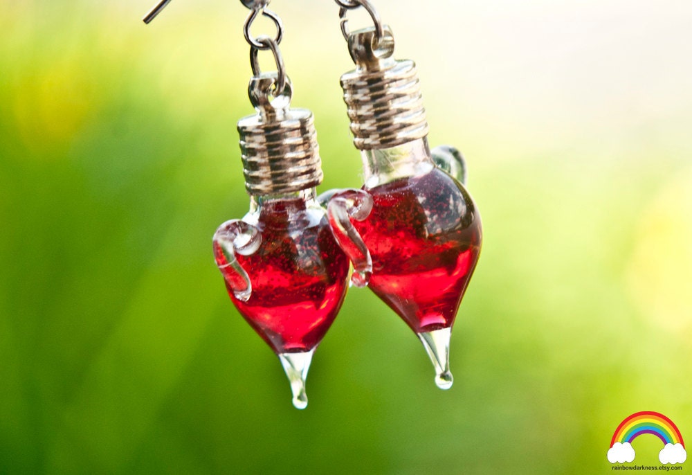 Amphora Vial Health Earrings