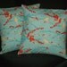Pillows Decorative Pillows Tangerine, Aqua Sparrows 16 inch Throw Pillow Covers orange 16" Joel Dewberry Aviary 2