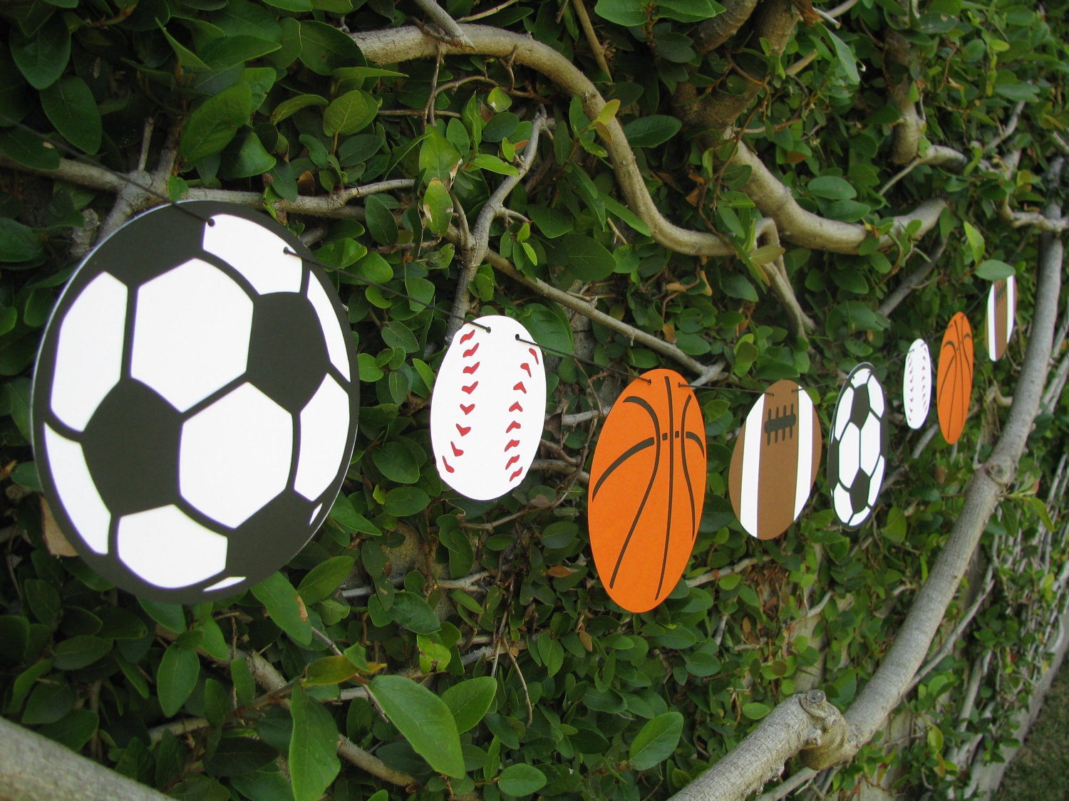 Sports Ball Garland Bunting - MADE TO ORDER