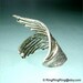 925. Archangel style No.2 - Sterling Silver ear cuff earring jewelry - Non pierced earcuff for men and women 102612