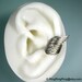 925. Archangel style No.2 - Sterling Silver ear cuff earring jewelry - Non pierced earcuff for men and women 102612