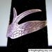Bird Feather ring - Adjustable Wing ring, Antiqued silver ring jewelry - Gift for girlfriend 091012
