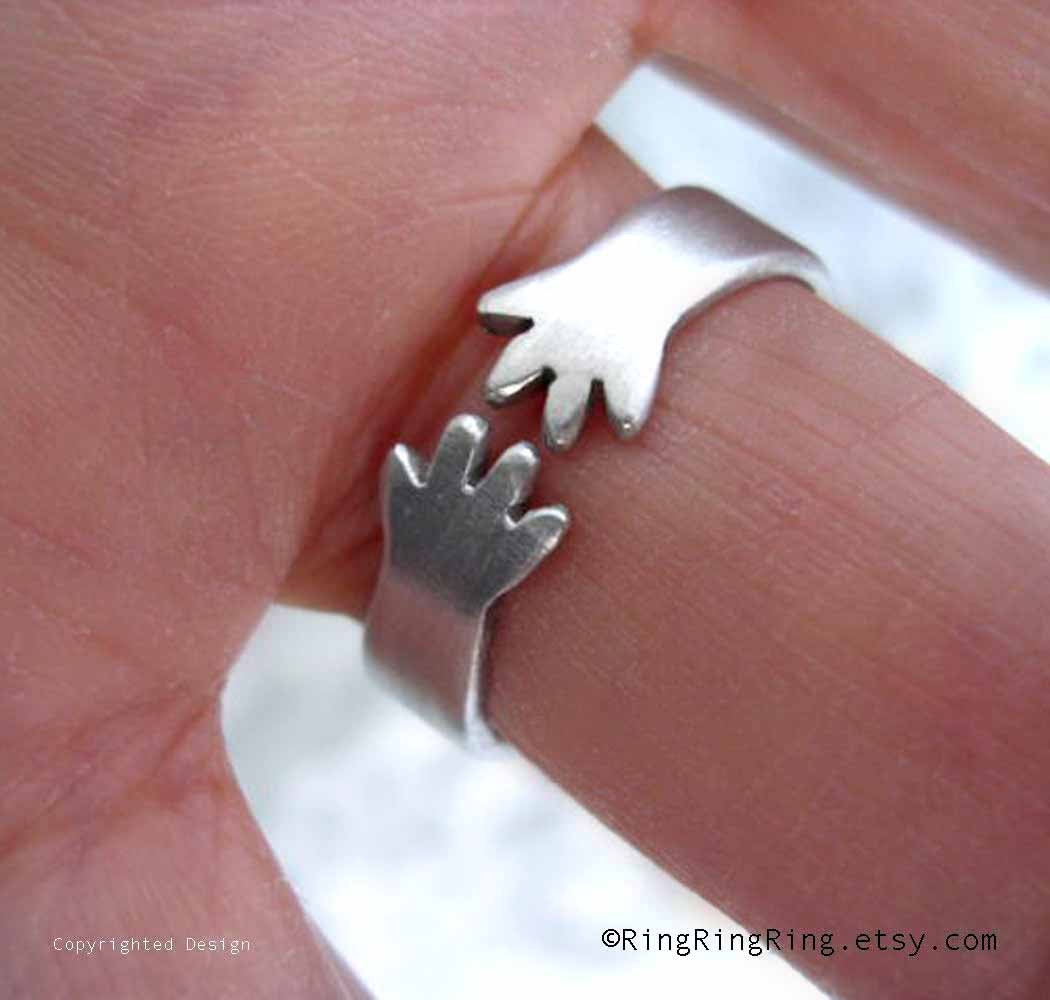 925 Adjustable cute animal ring, Hedgehog ring in solid sterling silver ring jewelry, (Matte or Shine)