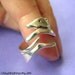925. Small Greyhound dog ring - Solid sterling silver ring jewelry, Adjustable 021113