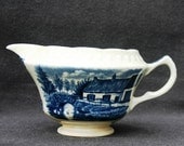 The lonely blue milk jug. Meastricht vintage porcelain.