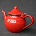 The cute little red teapot
