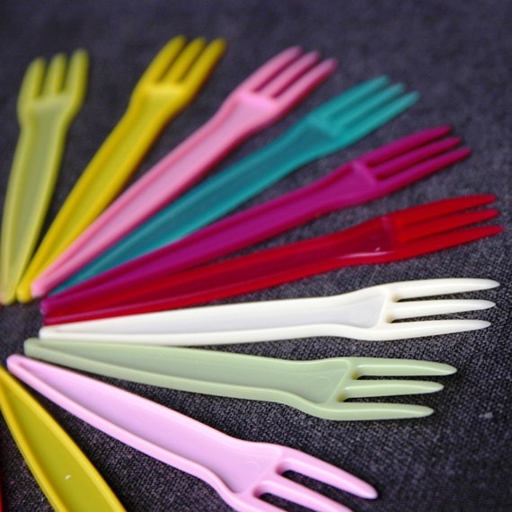 Take a fork. Pick your color. Let's party. Fab carnival collection.