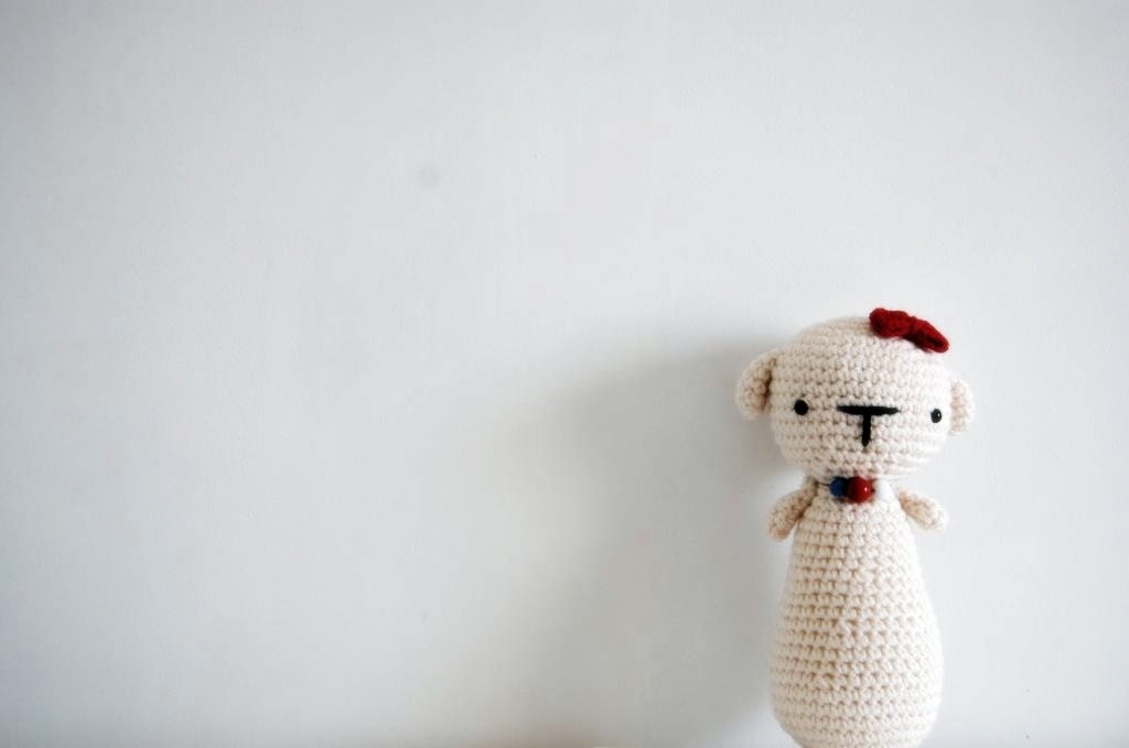 Amigurumi Big White Doggy girl