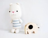 Amigurumi Cat with stripes, ready to ship