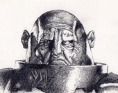 Doctor Who Sontaran Portrait