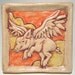 When Pigs Fly Ceramic Art Tile - Citrus