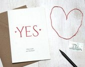 Yes - Wedding Congrats Card