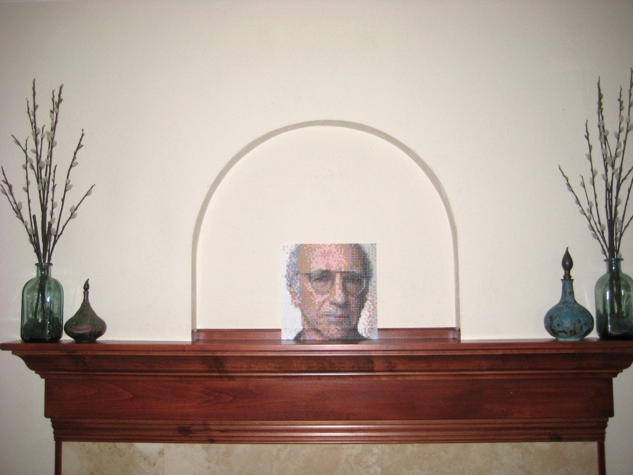 Perler Portrait - Larry David