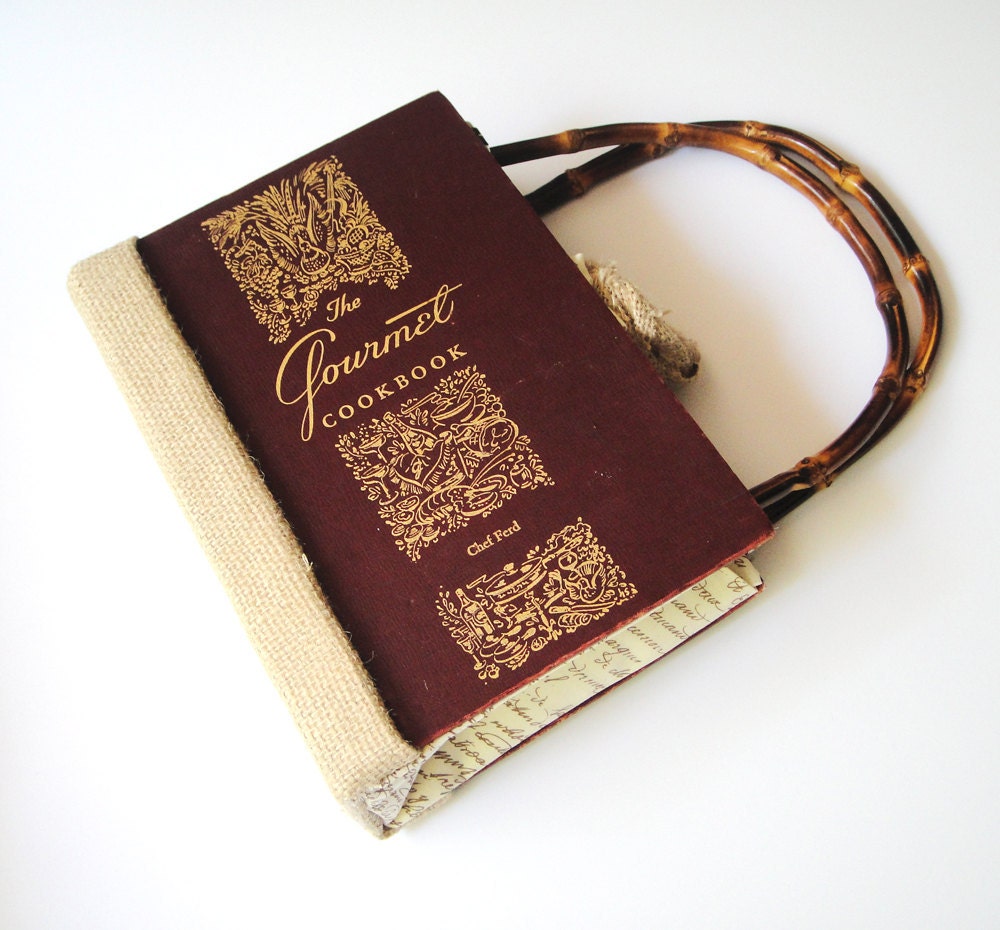 The Gourmet Cookbook Book Purse
