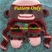 Classic Sock Monkey Booties PATTERN ONLY by Nature Mamma Handmade