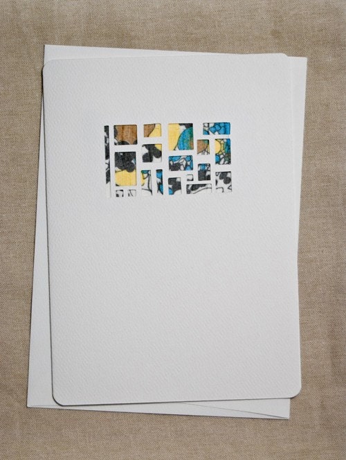 SALE: looking out - greeting card