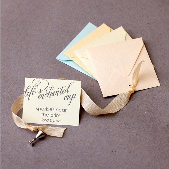 Silver Cake Pull - Bridesmaid Charm - Goblet