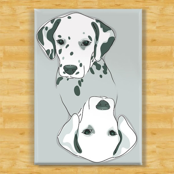 Clean Dirty Dishwasher Magnet with Dalmatians