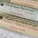 Peppermint LIP BALM Cocoa Butter - Beeswax Organic Vegan