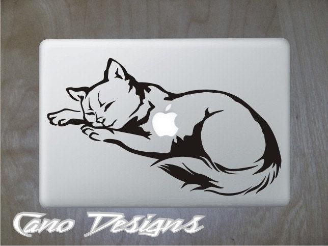 Sleeping cat Vinyl decal